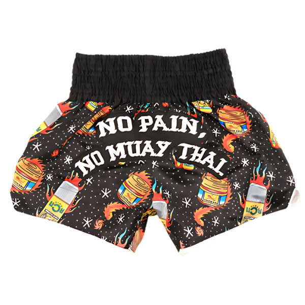 short boxe thai no pain no boxe thai