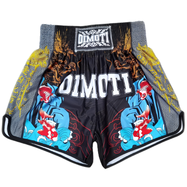 short boxe thai poisson rouge