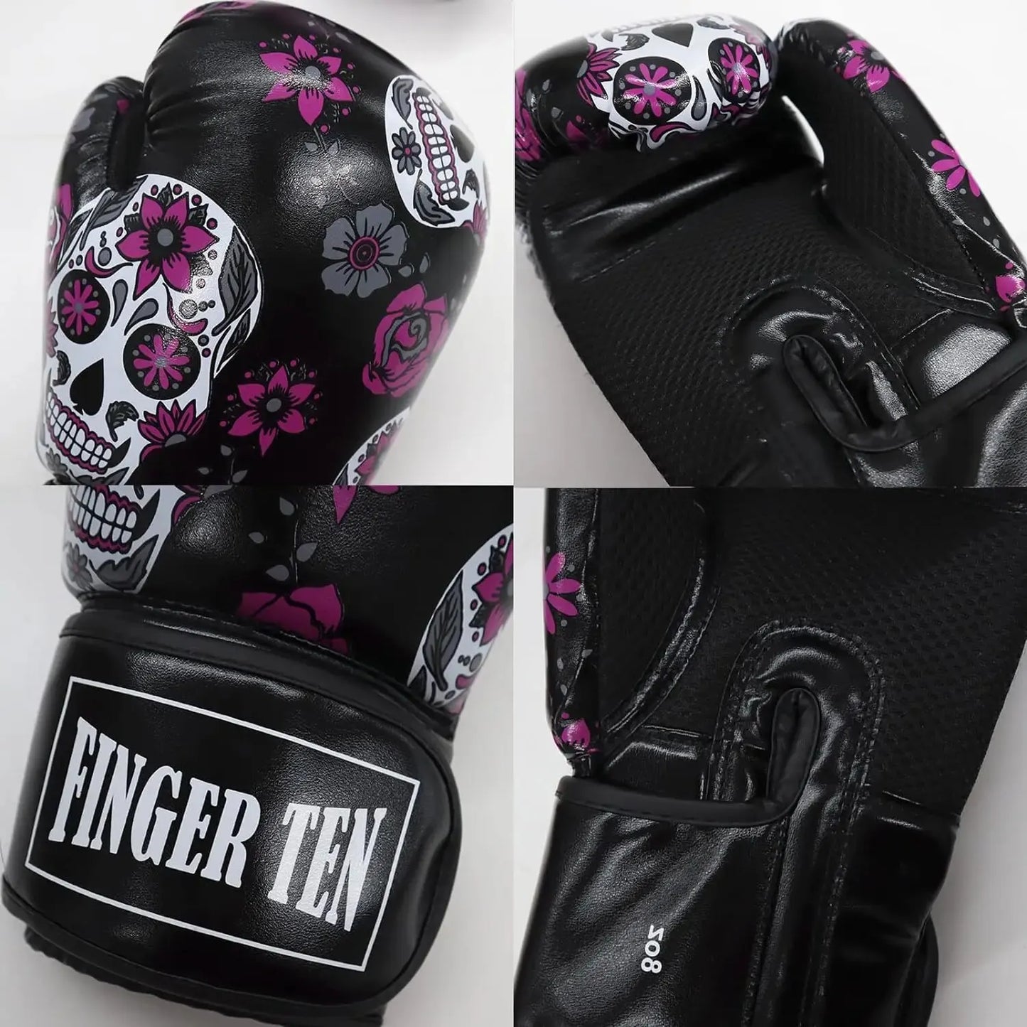 Gants de boxe Cranes/Têtes de mort | Protection +