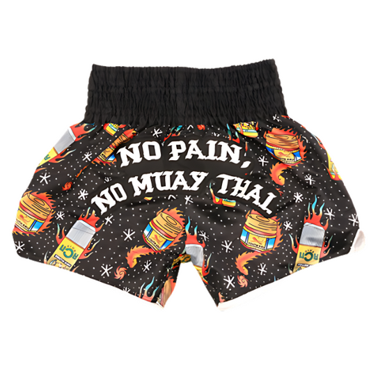short boxe thai no pain no boxe thai