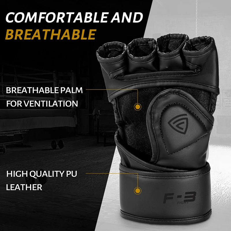 Gants de boxe Ultimate Protect Black | Protection et Dextérité