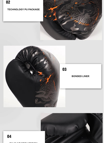 Gant de boxe RING FIGHTER | Dragon Or