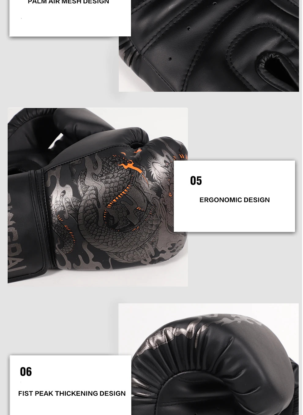 Gant de boxe RING FIGHTER | Dragon Or