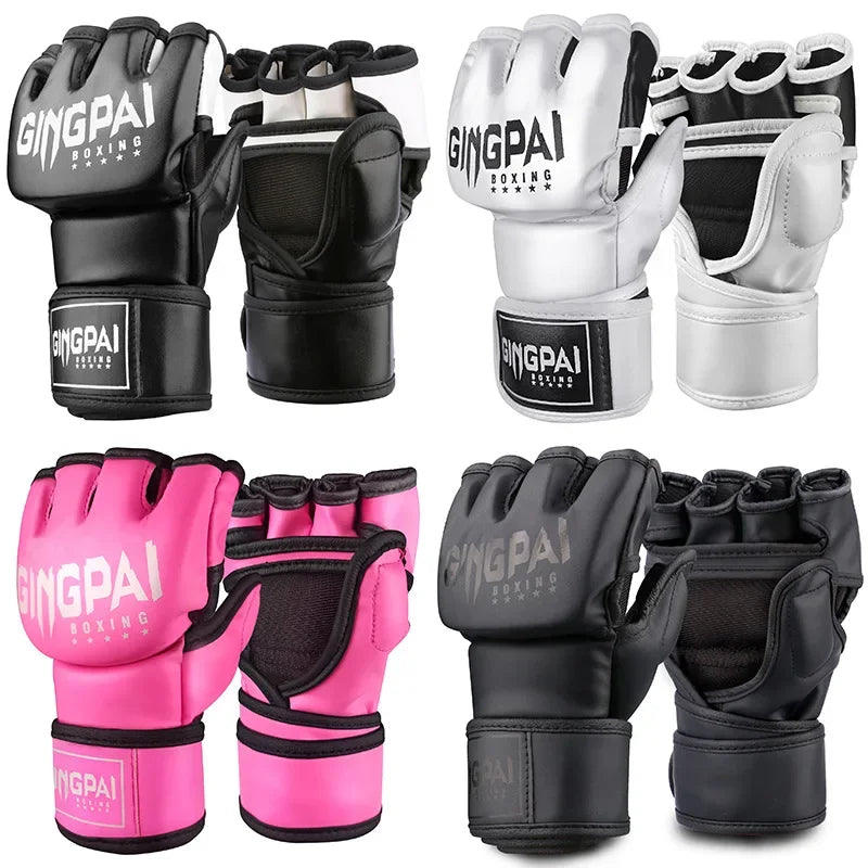 Gants de MMA Super Gingpai Black | Protection +