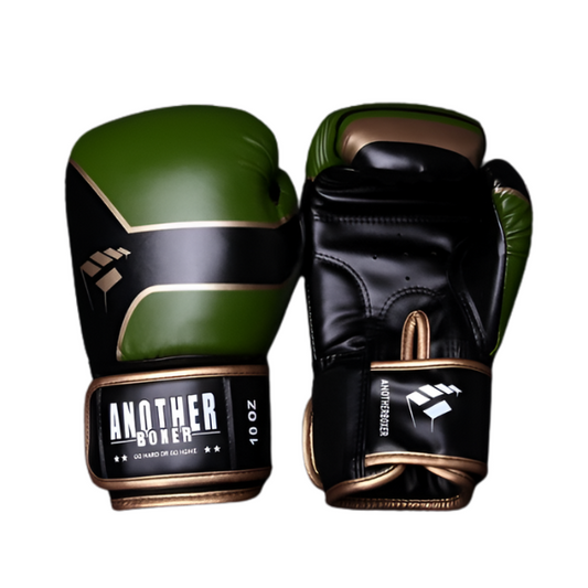 Gants de boxe FIGHTER VERT MILITAIRE | Fighter Spirit