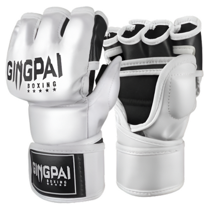 Gants de MMA Super Gingpai White | Protection +